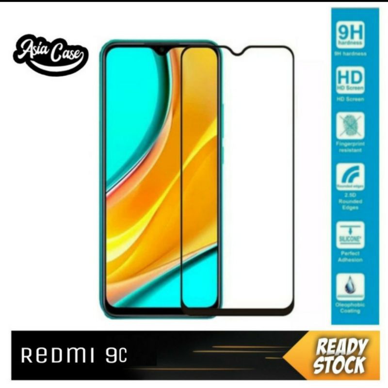 Tempered Glass Xiaomi Redmi 9C + Tg Camera Lensa 2 in 1