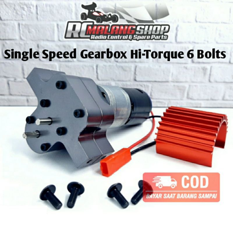 Gearbox Metal Single Speed 370 Brushed Motor RC MN D90 MN99 MN99S WPL B14 B16 B24 C14 C24 C34
