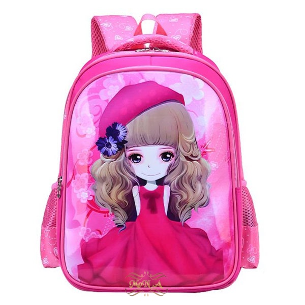 Tas Ransel Sekolah Anak SD / TK / PG Backpack karakter Cewek Girls - M0168