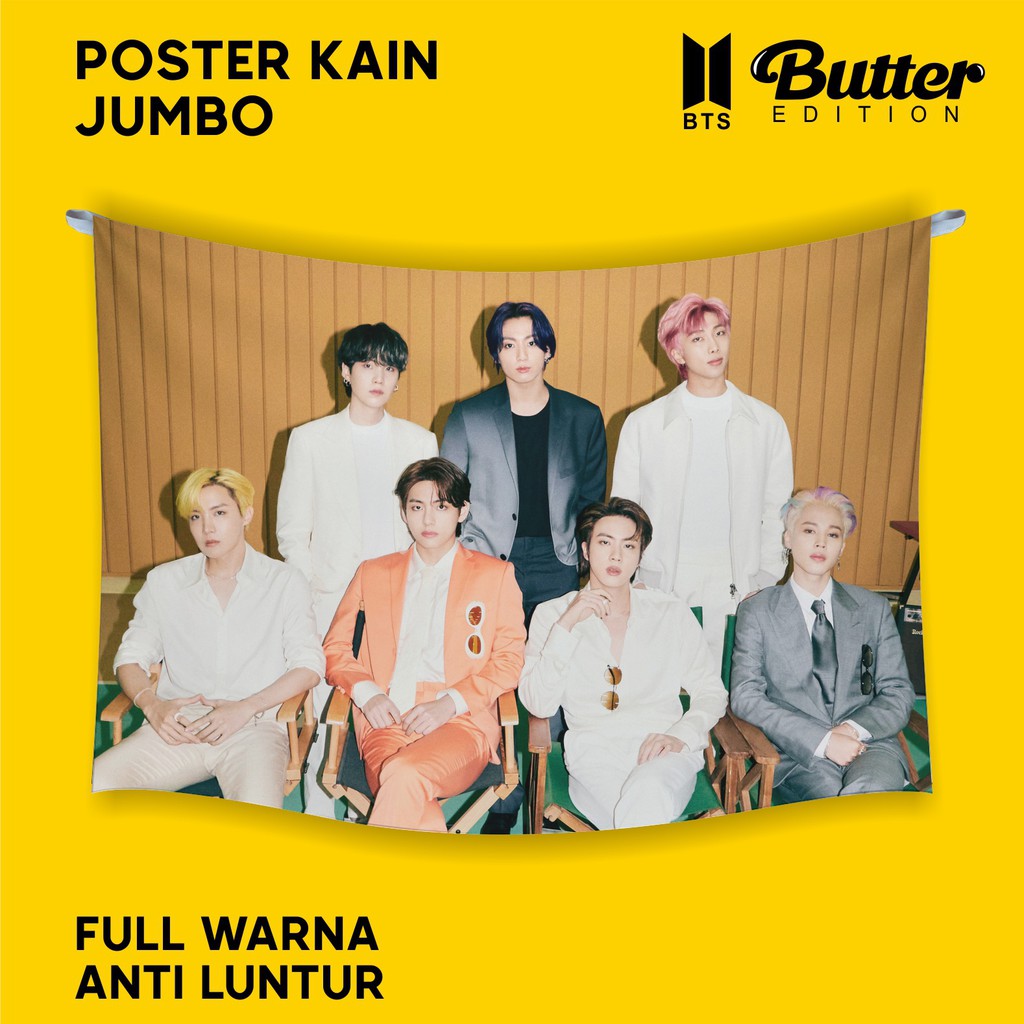 POSTER KAIN JUMBO BTS EDISI ALBUM BUTTER VERSI 1