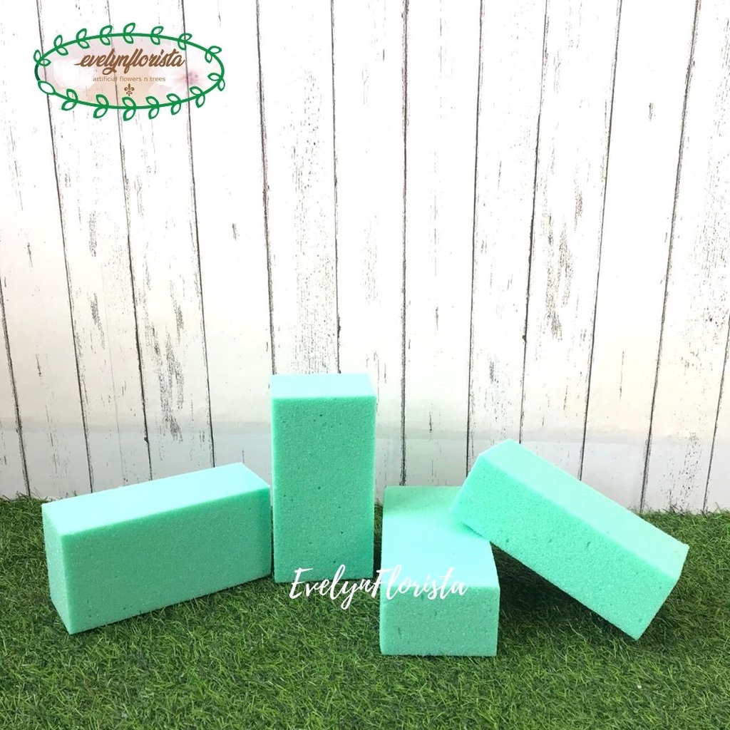 Busa Hijau Kering Gabus Foam Styrofoam Tanaman Hias Artificial Dekorasi Bouquet
