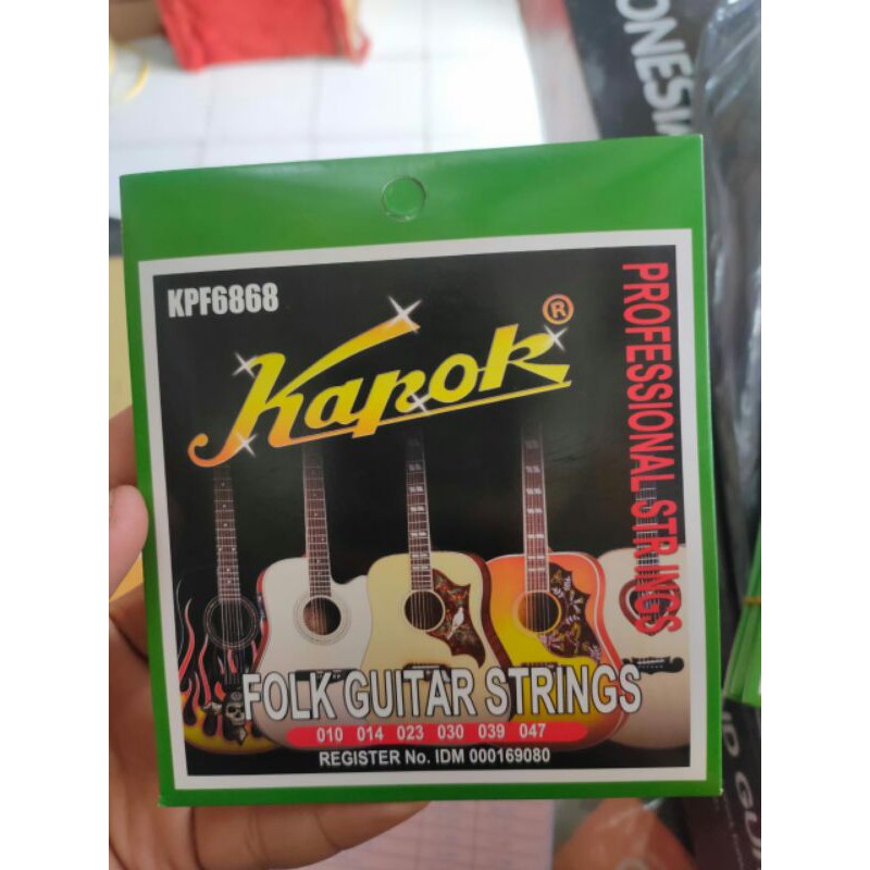 senar / tali gitar kapok professional string KPF6868