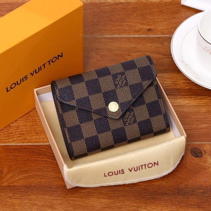 DOMPET WANITA LOUIS VUITTON VICTORINE SMALL WALLET FREE BOX DOMPET LV XFGD68465