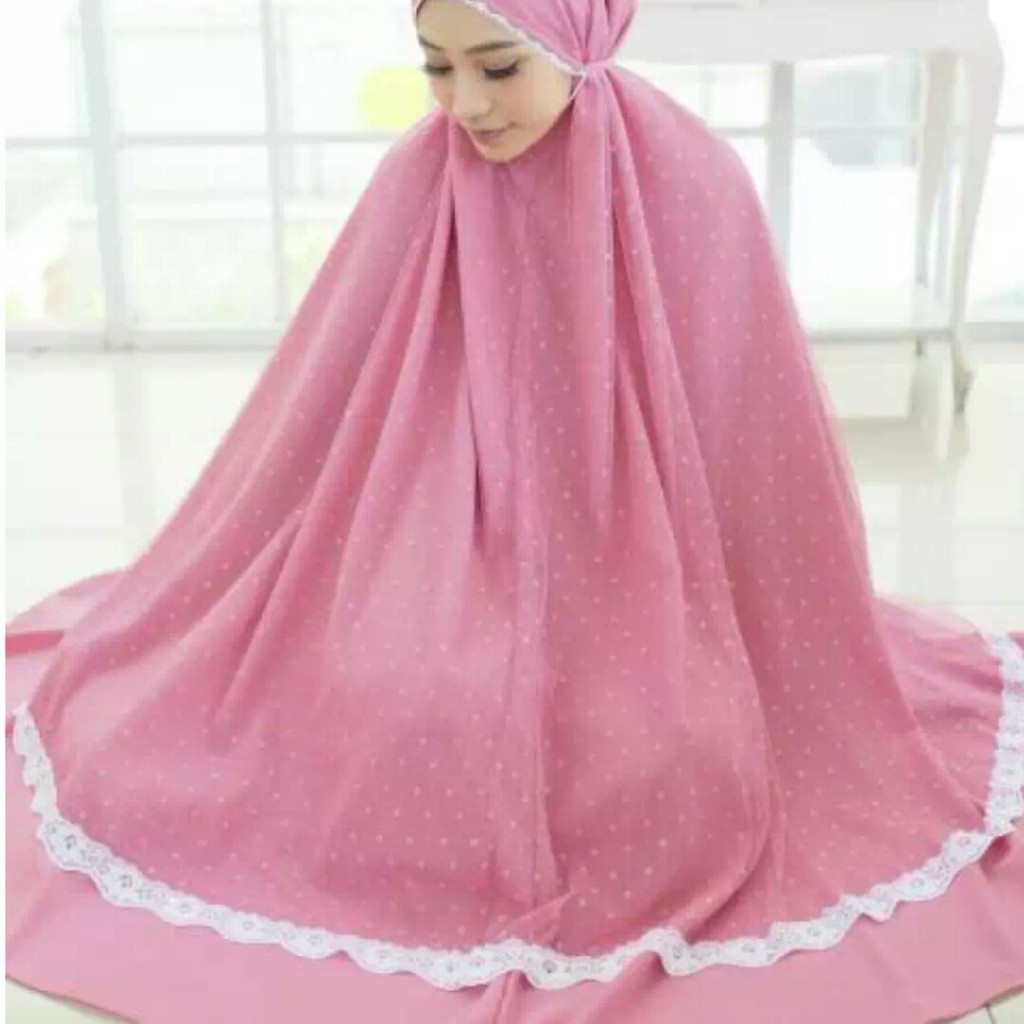 FLAM MUKENA DEWASA PRANCIS RENDA TILE MEWAH