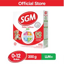 SGM LLM 200GR - SUSU BEBAS LAKTOSA SUSU FORMULA BAYI