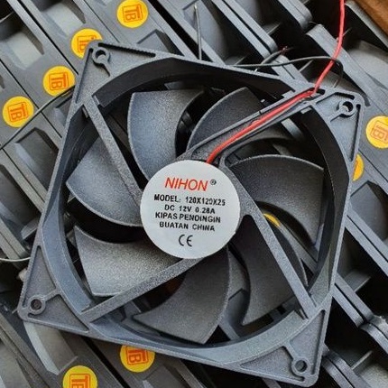 KIPAS DC 12CM 12V FAN DC 12CM 12VOLT