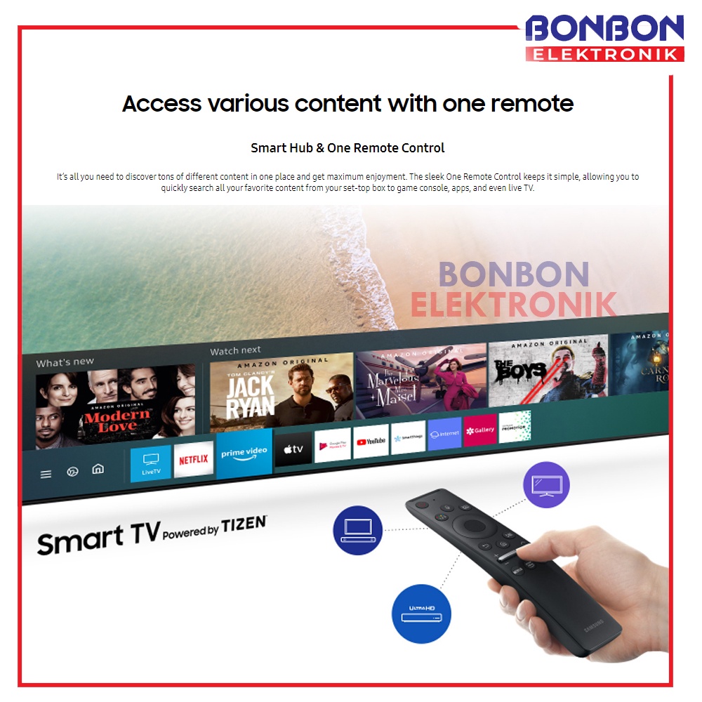 Samsung LED Smart TV 43 Inch UA43T6500AKXXD / 43T6500 Full HD