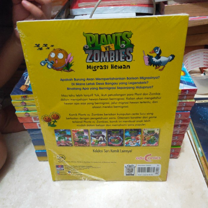 Promo Original Buku Komik Sains Plants Vs Zombies (Migrasi Hewan) Terlaris