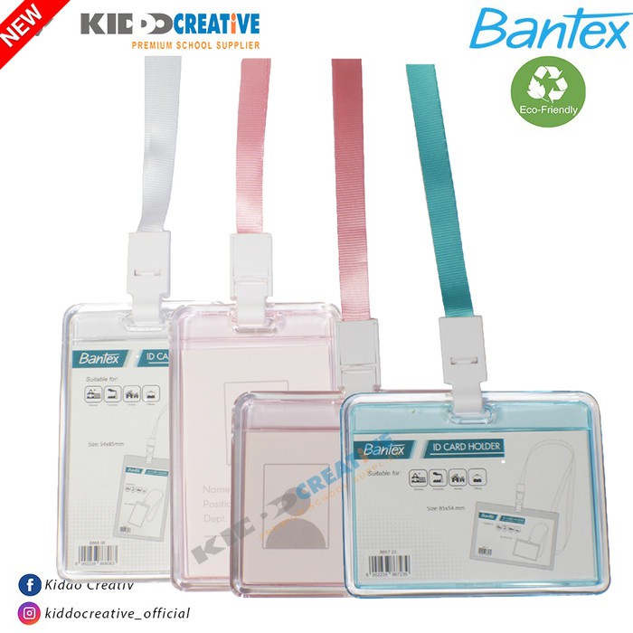 

BANTEX ID CARD TRANSPARANT LANDSCAPE / PORTRAIT