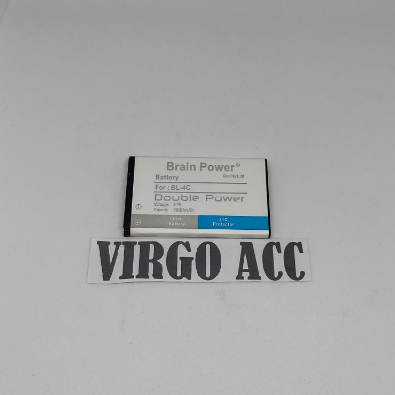 Baterai Batre Battery Nokia BL-4C Nokia 6300/2690/1202 /6100/3500C Double Power Battery Hp