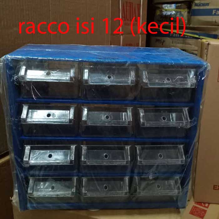 RACCO Rak Komponen Serba guna jumlah laci 12 24 30 kecil Organizer