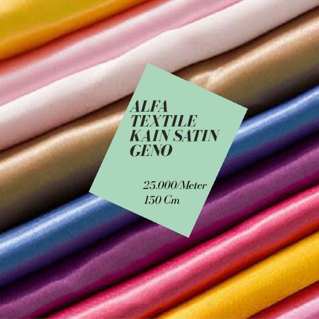  Kain Satin  Geno Lebar 150 Cm Shopee Indonesia