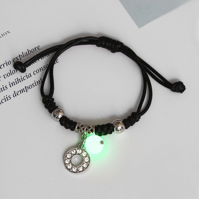 Gelang Desain 26 Alfabet Inggris Luminous Untuk Hadiah Ulang Tahun