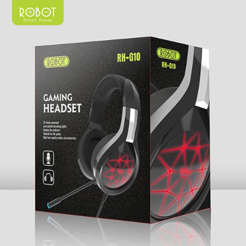 HEADPHONE ROBOT RH-G10 - HITAM