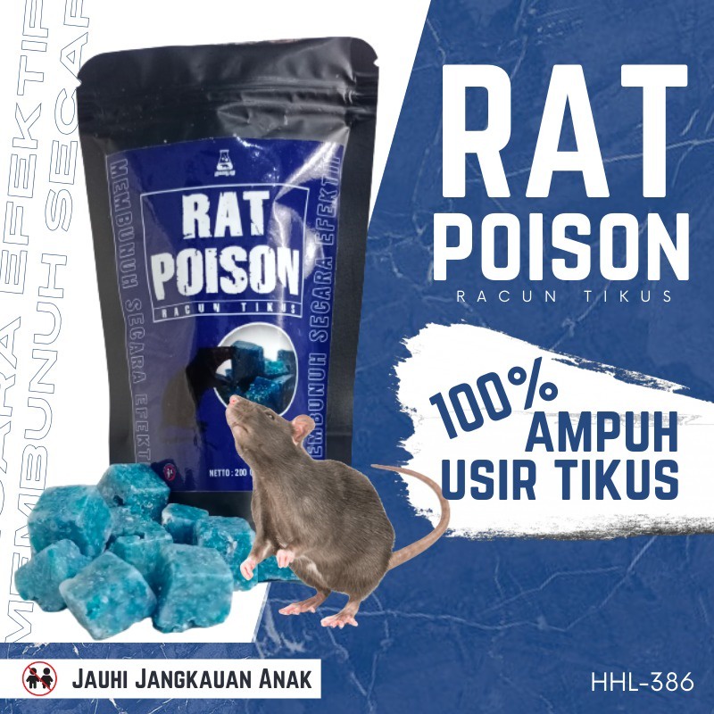 RAT POISON Racun Tikus Paling Ampuh Pembasmi Tikus Obat Racun Tikus Obat Tikus Ampuh