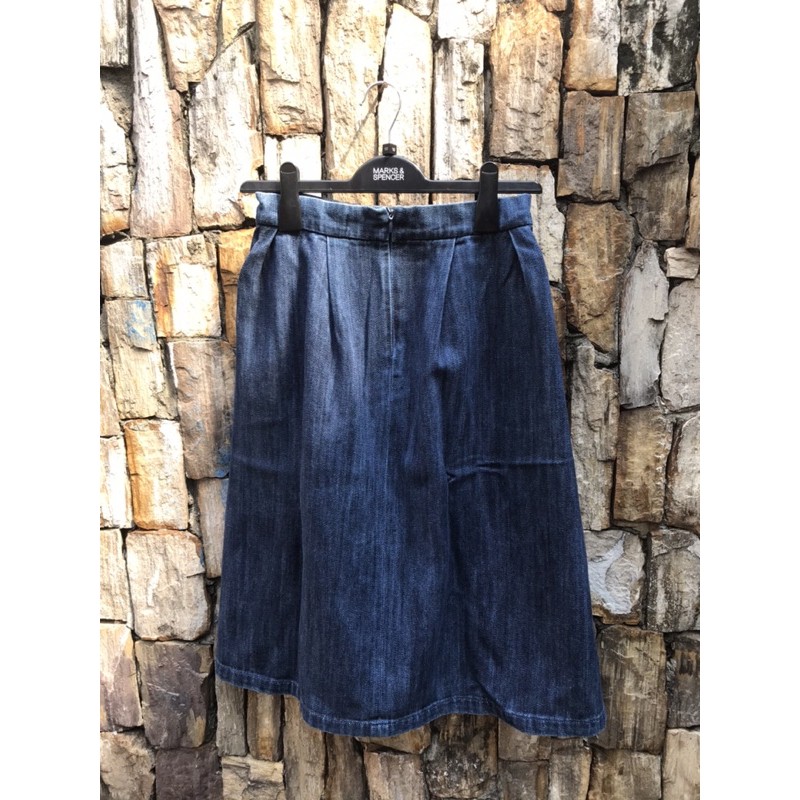 Zara midi skirt jeans