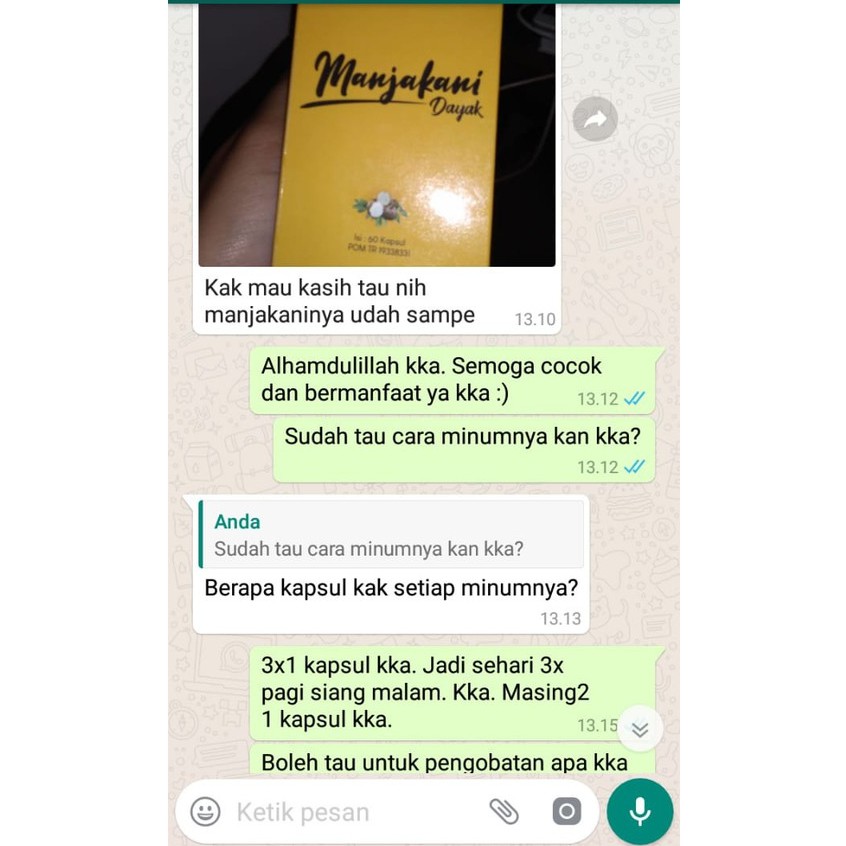 MANJAKANI DAYAK Obat Herbal Atasi Keputihan, Bau & Gatal Miss V / Kewanitaan Rapet Wangi Keset BPOM-7