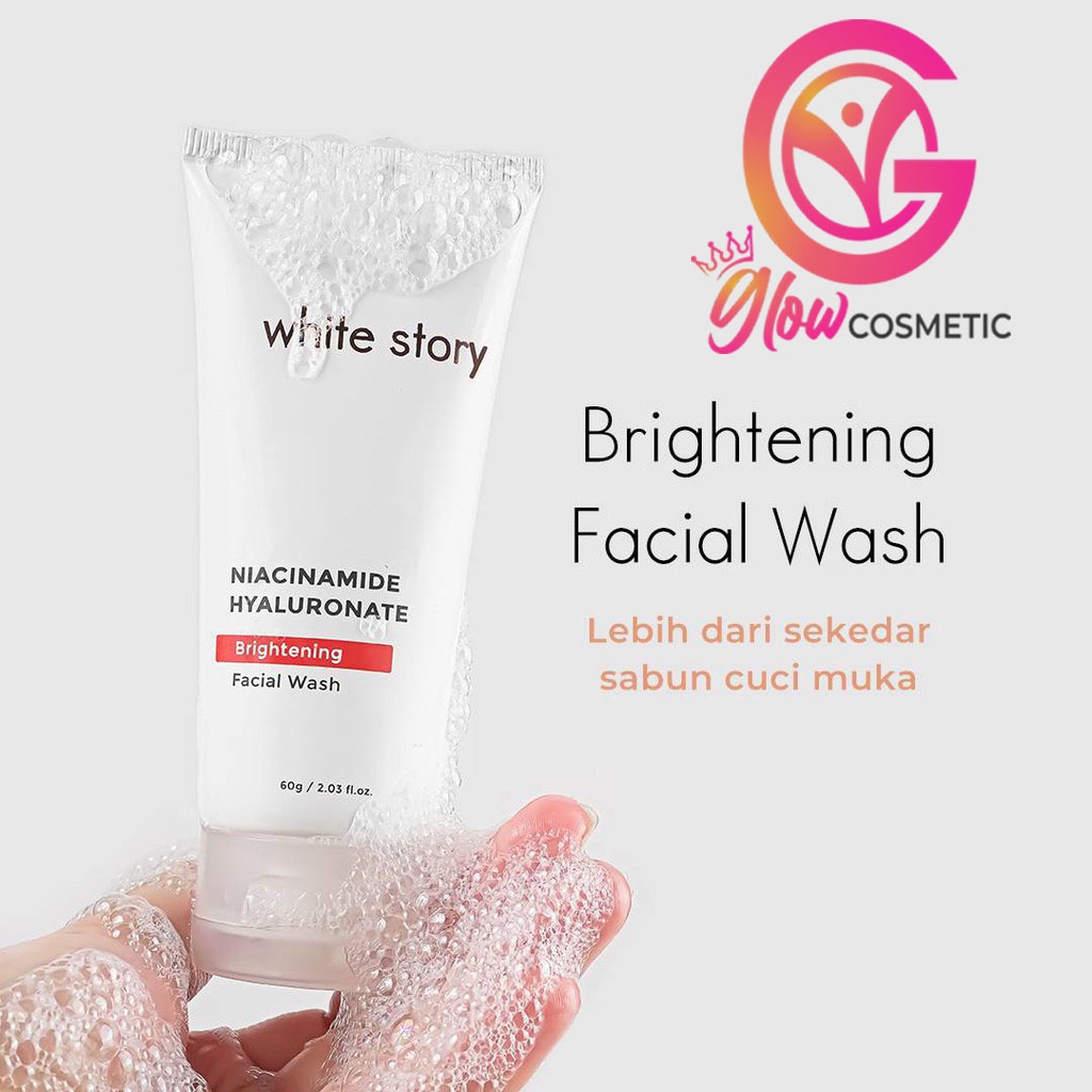 WHITE STORY NIACINAMIDE HYALURONATE BRIGHTENING FACIAL WASH 60GR / N017530