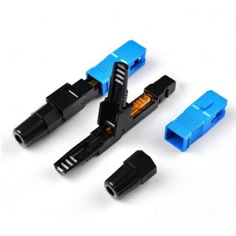 FAST CONNECTOR BIRU SC UPC Model Buaya ISI 10 PCS