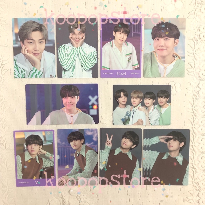 [READY STOCK] - Official BTS Mini Photo Card / MPC Sowoozoo / SWZ RM, Suga, J-Hope, Taehyung, Unit