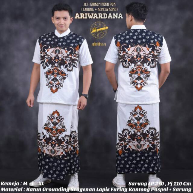 ARIWARDANA.SET SARKEM BATIK MODERN