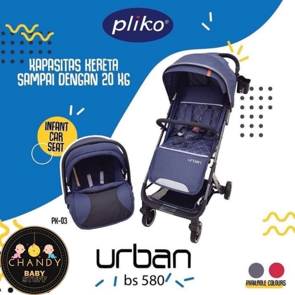 STROLLER CARRIER BABY PLIKO URBAN TRAVEL SYSTEM BS 580