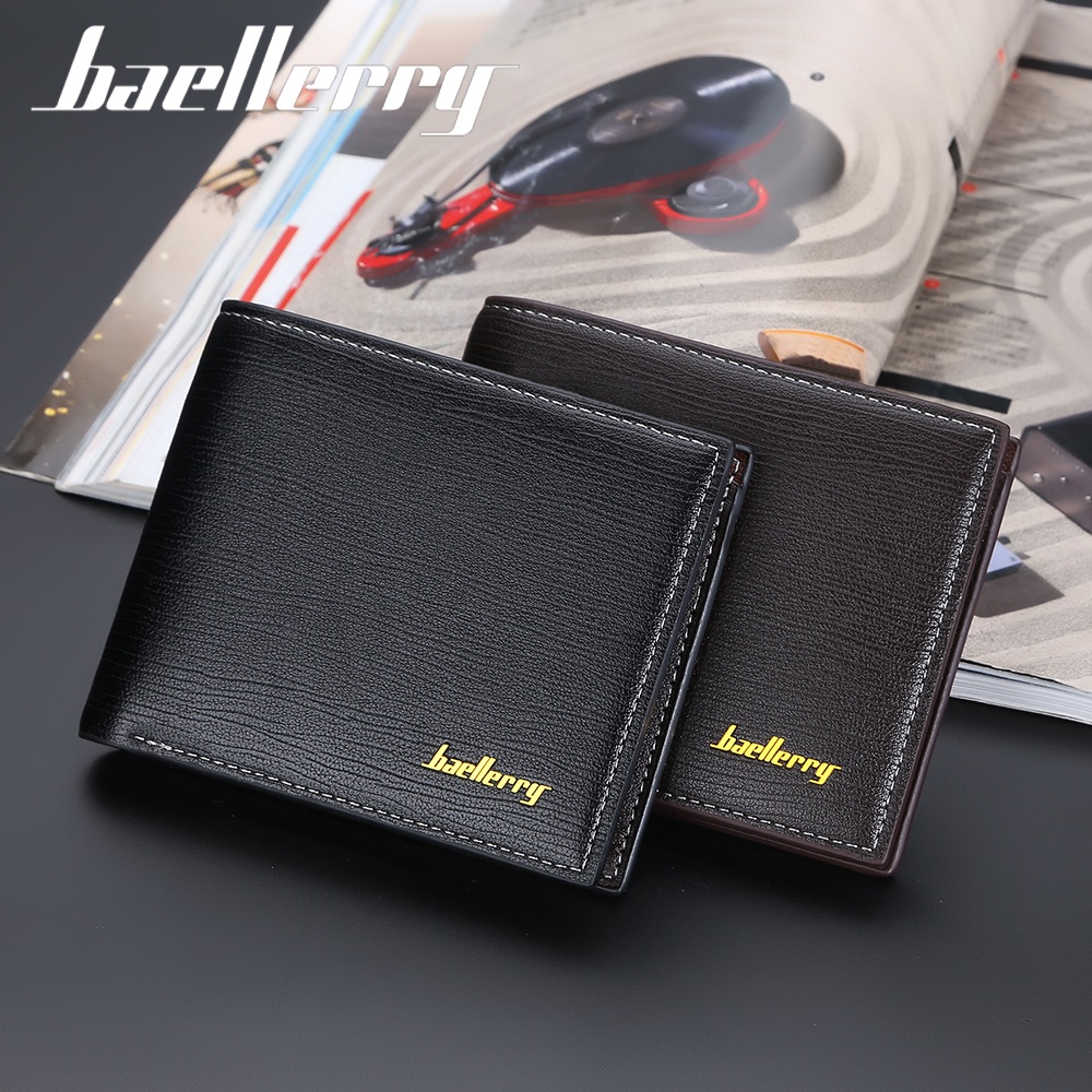 BAELLERRY DR080 Dompet Pria Bahan Kulit PU Leather Premium WATCHKITE WKOS