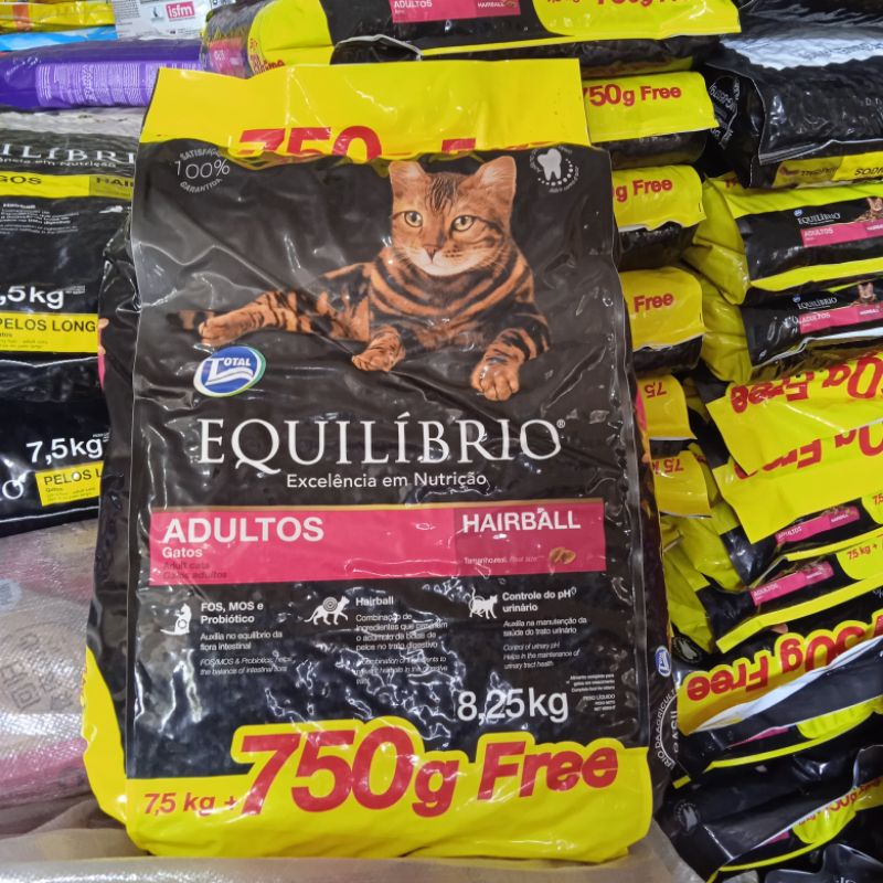 Gojek/grab (5 karung) Equilibrio Adult Cat 8.25 kg / Makanan Kucing Equil  Adultos 7.5kg