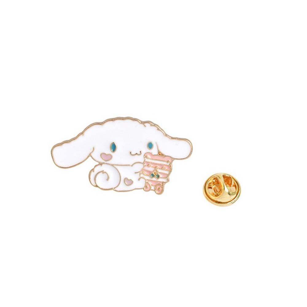 Lanfy My Melody Bros Lucu Kartun Kuromi Aksesoris Perhiasan HelloKt Lencana Pin Kerah Pin Enamel Pin