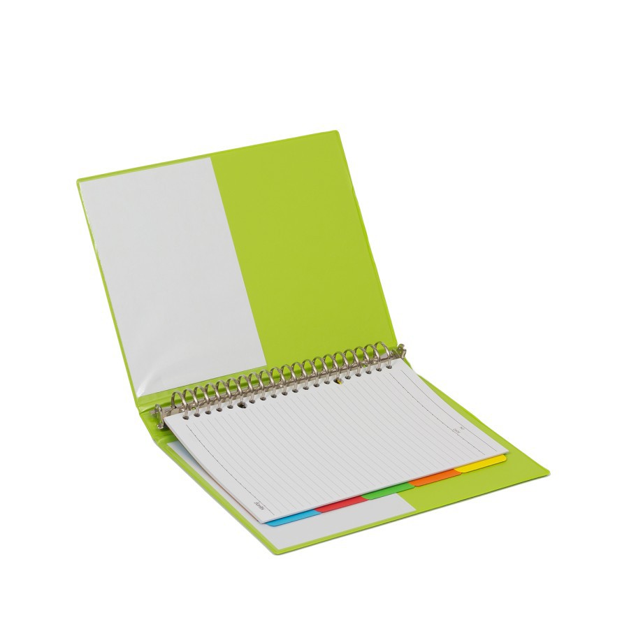 

Bantex Multiring Binder 20 Ring 25mm A5 Lime #1324 65 / Bantex School Binder A5 1324 65