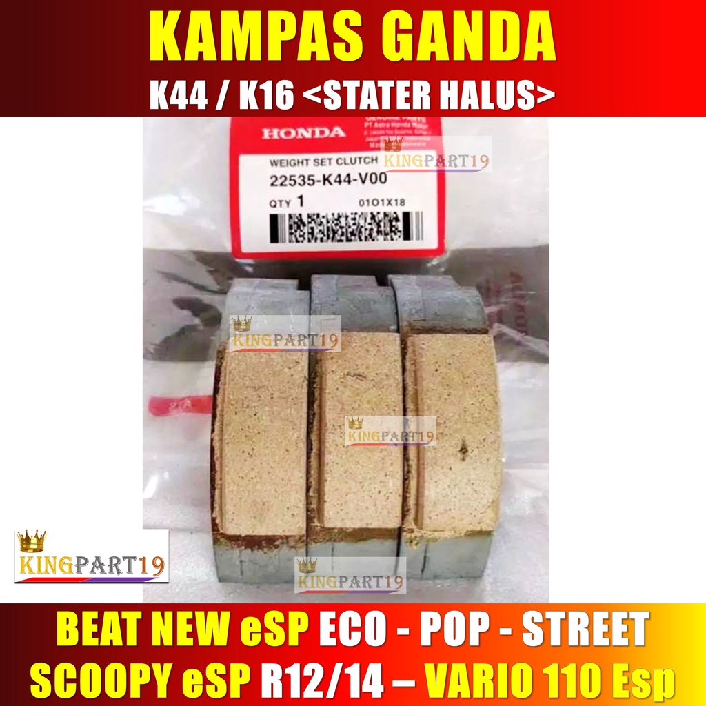 KAMPAS GANDA BEAT ESP BEAT POP BEAT STREET SCOOPY ESP VARIO 110 LED ESP 2015 2016 2017 2018 2019 2020 2020 KAMPAS GANDA K44 K16