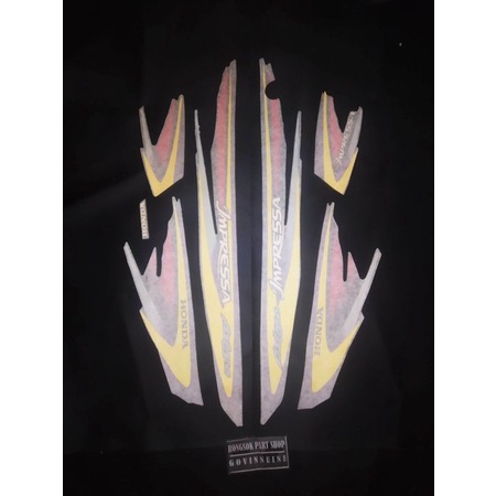 striping stiker sticker lis honda astrea impressa original