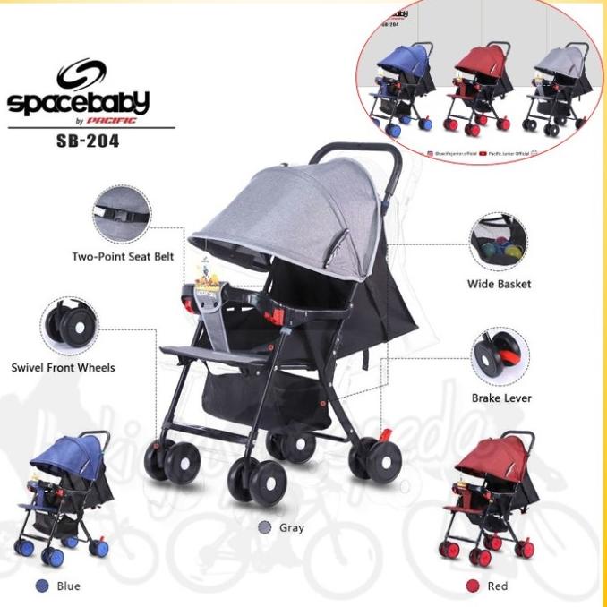 Space Baby Baby Stroller Kereta Bayi Sb 204