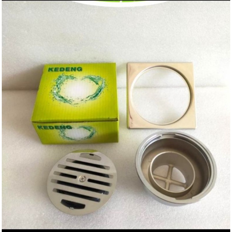 Floor drain kotak stainless crom kedeng/Floor drain kotak