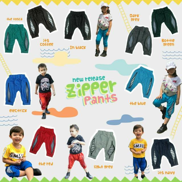 Zipper pants