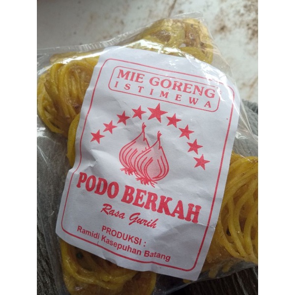 

KRUPUK MI MENTAH BERKAH