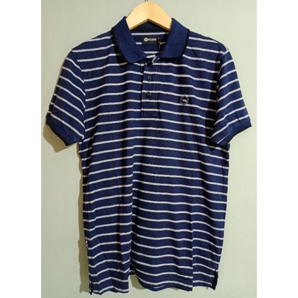 KAOS POLO NAVY STRIP / KAOS POLO / POLO SHIRT