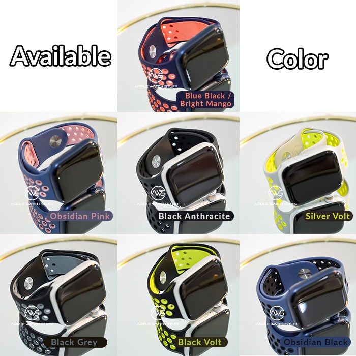 Apple Watch Nike Sport Band Strap for Apple Watch SE 1 2 3 4 5 6 7 8 9 Ultra