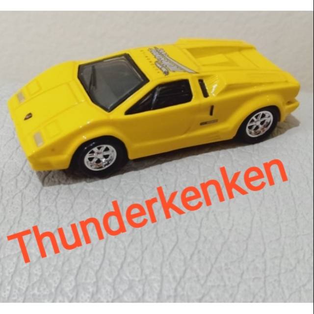 Hot Wheels Auto Milestones Lamborghini Countach Yellow