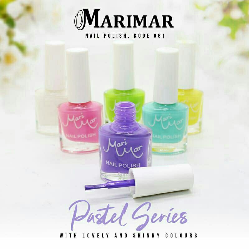 [PER PCS] KUTEK MARIMAR PASTEL - MARIMAR KUTEX PASTEL SERIES WARNA CERAH