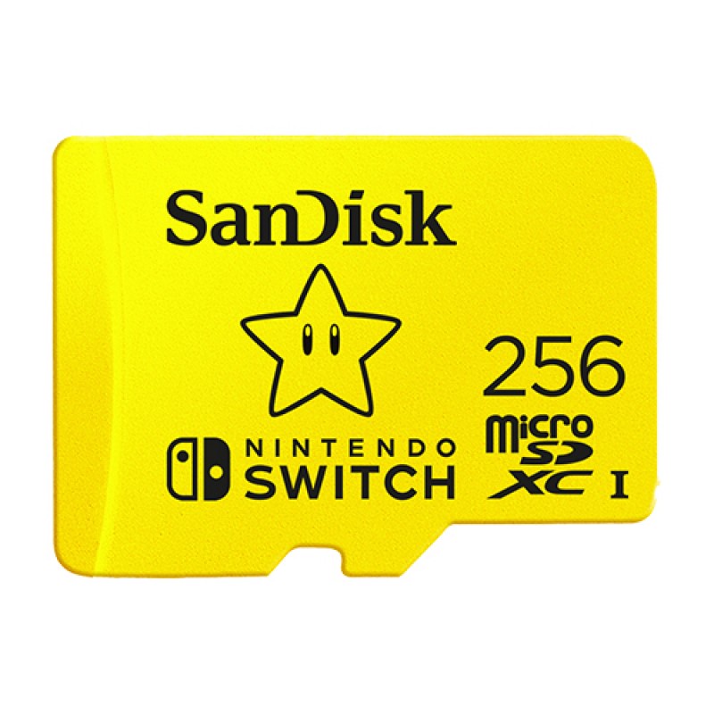 Micro SD SanDisk Nintendo Switch 256GB 100MB/s SDXC for Nintendo