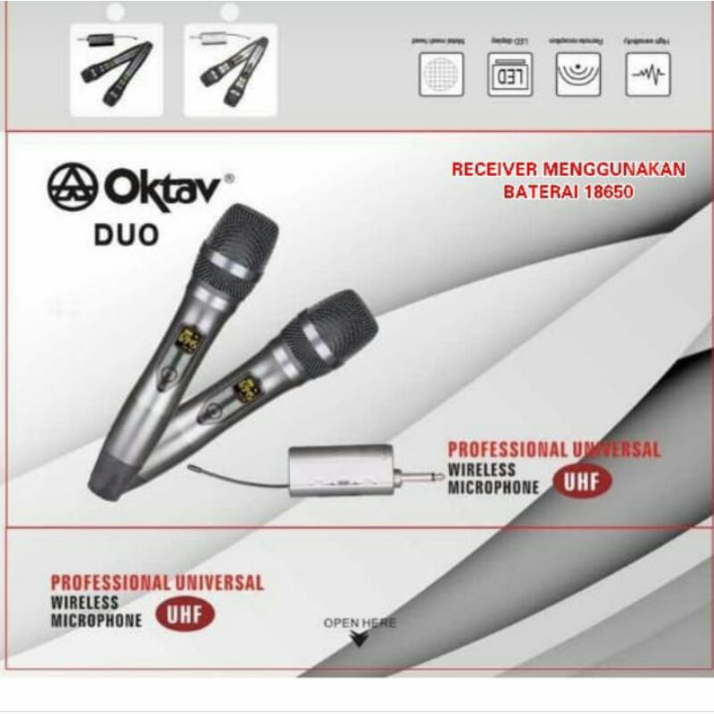 Mic Wireless OKTAV DUO TERBAIK