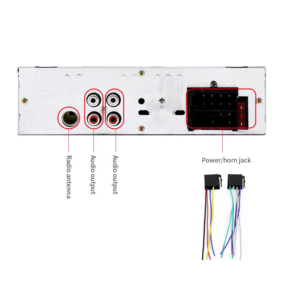 Tape Mobil Audio Mobil Single Din Car Audio JSD - 530 Multifungsi Bluetooth USB MP3 Charger