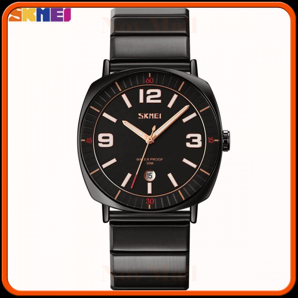 SKMEI Jam Tangan Analog Pria Strap Stainless Steel - 9280