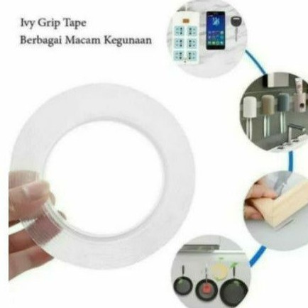 

lvy Grip Tape Nano Grip Tape Double Tape Multifungsi Solasi Tape 5m