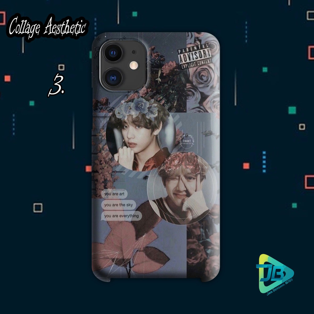 Hardcase COLLAGE AESTHETIC Realme C1 C2 C3 1 2 3 5 5i 5s 6 7 pro narzo JB4402