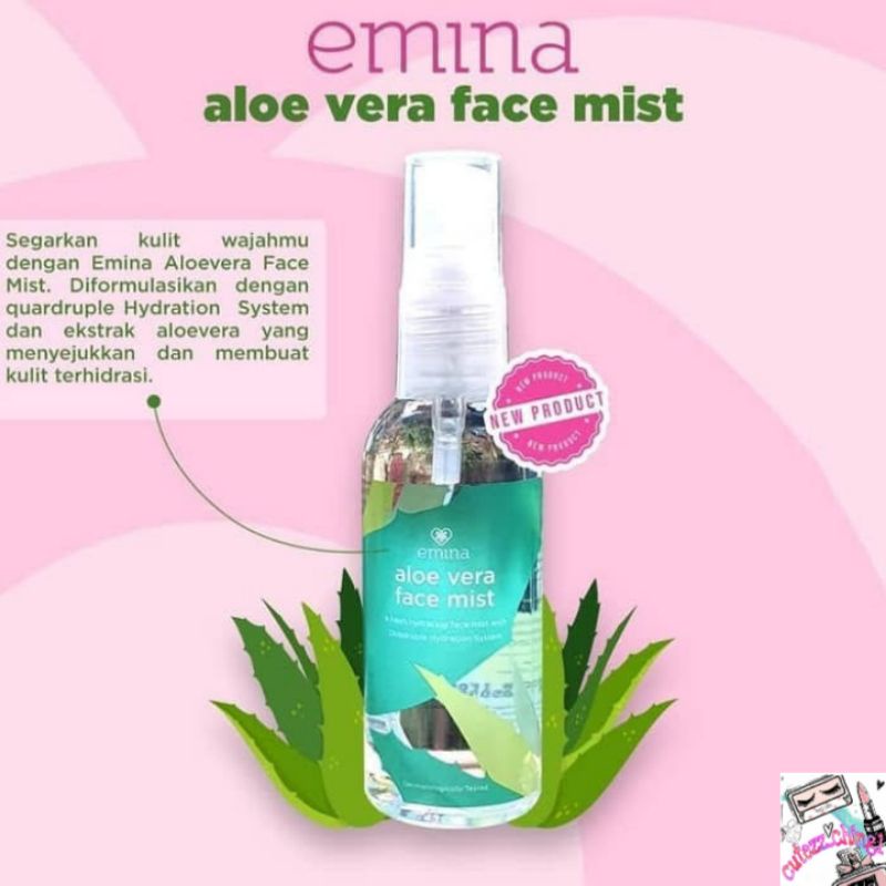 ☃Cutezz_Ching1☃Emina Aloe Vera Face Mist 60ml