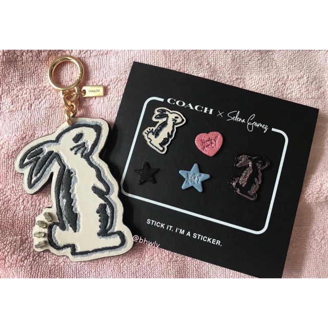 Coach bunny bag charm