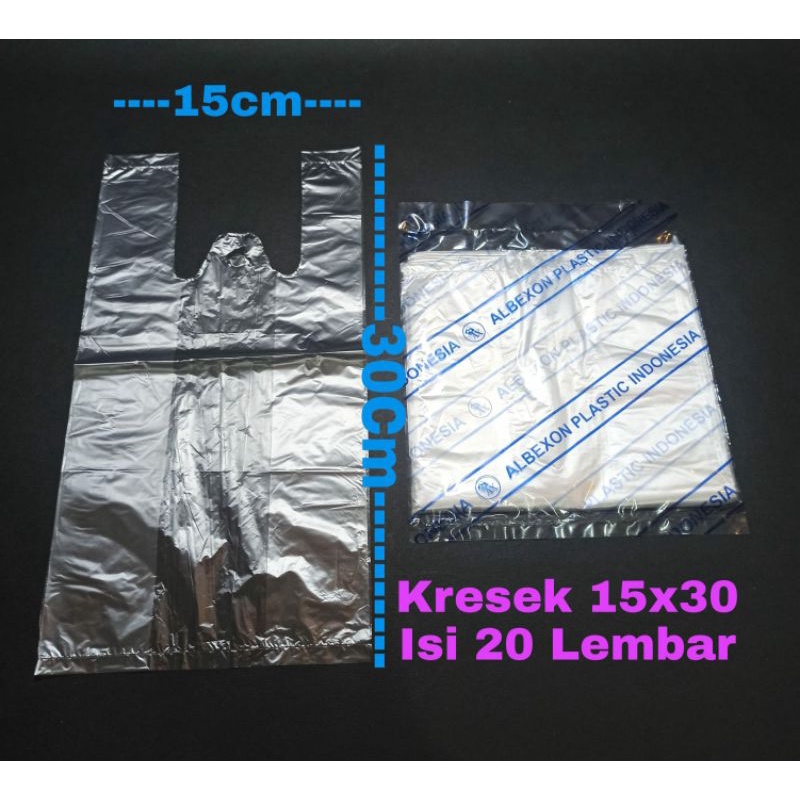 KRESEK HDPE BENING 15 X 30 KANTONG KRESEK PUTIH BENING ORI