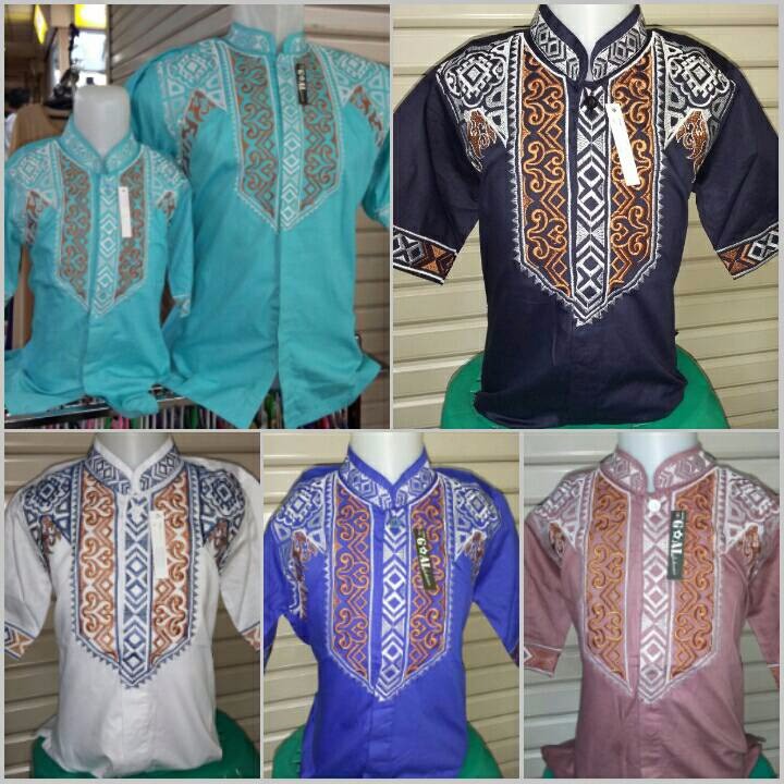 Baju Koko Couple Ayah Anak Goal-110 - grosir